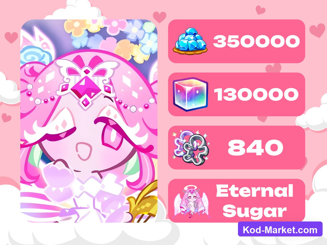 Eternal Sugar🌺350000 кристаллов + 840 круток🌺Dark Cacao