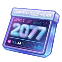 Desk Calendar Cyberpunk