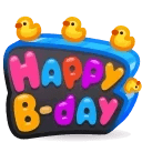 B-Day Candle Duck Attack