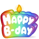 B-Day Candle Shine On
