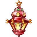 Mirage Lamp Ruby Comet