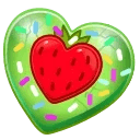 Cookie Heart Strawberry