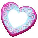 Cookie Heart Shiny Gem