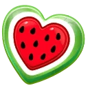 Cookie Heart Watermelon