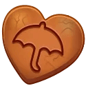 Cookie Heart The Umbrella