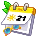 Desk Calendar July