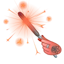 Party Sparkler Punk Caster