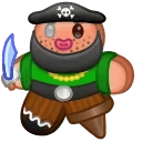 Ginger Cookie Black Beard