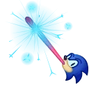 Party Sparkler Sonic Blue