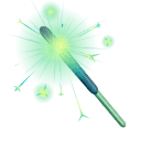 Party Sparkler Mint Powder