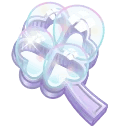 Clover Pin Soap Bubbles