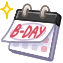 Desk Calendar Black Suede