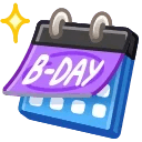 Desk Calendar Lilac Black