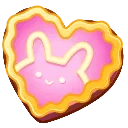 Cookie Heart Kawaii Bunny