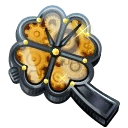 Clover Pin Fortune Meter