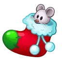 Xmas Stocking Little Mouse