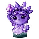 Liberty Figure Amethyst