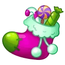 Xmas Stocking Pink Faerie