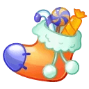 Xmas Stocking Tangerine