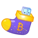 Xmas Stocking Crypto Wallet