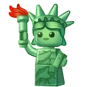 Liberty Figure Block Lady