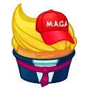 Whip Cupcake Trump Cake