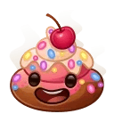 Happy Brownie Cherry Cake