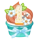 Whip Cupcake First Bite