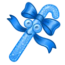 Candy Cane Blue Bliss