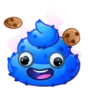 Happy Brownie Cookie Monster