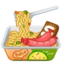 Instant Ramen Sausage Duo
