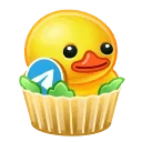 Whip Cupcake Sponge Duck