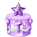 Mousse Cake Purple Star