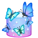 Mousse Cake Butterflies