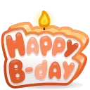 B-Day Candle Juicy Ginger
