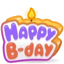 B-Day Candle Warm Wick