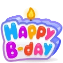 B-Day Candle Confetti