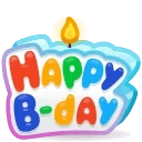 B-Day Candle Icicle