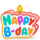 B-Day Candle Tender Flame