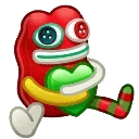 Plush Pepe Santa Pepe