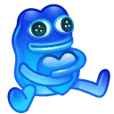 Plush Pepe Aqua Plush