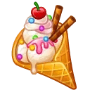 Pretty Posy Waffle Cone